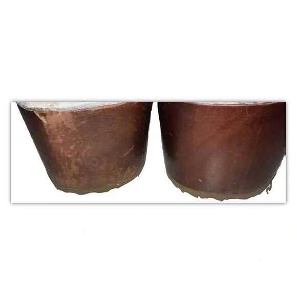 UGG Ore Wooden Leather Fisherman Black Clog Mule Sandals Size 6 - Picture 4 of 8